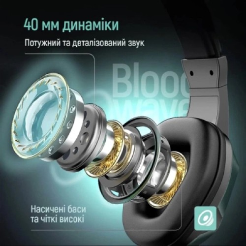 Наушники ColorWay Bloodwave LED Black (CW-HPG01BK)