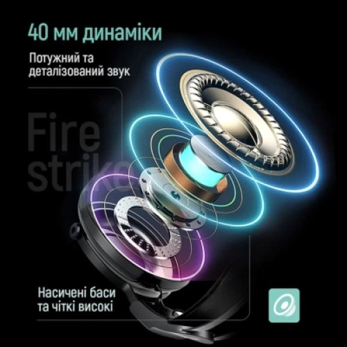 Наушники ColorWay Firestrike RGB Black (CW-HPG04BK)