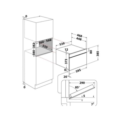 Микроволновая печь Whirlpool WMD6O4TB