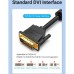 Кабель мультимедийный DVI M to VGA M 3.0m 24+5pin black Vention (EACBI)