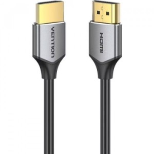 Кабель мультимедійний HDMI M to HDMI M 1.0m V2.0 4K60Hz PVC gray Vention (ALEHF)