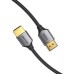 Кабель мультимедийный HDMI M to HDMI M 1.0m V2.0 4K60Hz PVC gray Vention (ALEHF)