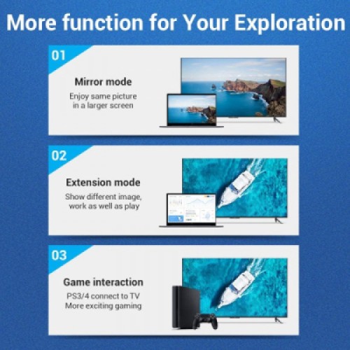 Кабель мультимедийный HDMI M to HDMI M 1.0m V2.0 4K60Hz braided aluminum alloy gray Vention (AABIF)