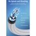 Кабель мультимедийный HDMI M to HDMI M 1.0m V2.0 4K60Hz braided aluminum alloy gray Vention (AABIF)