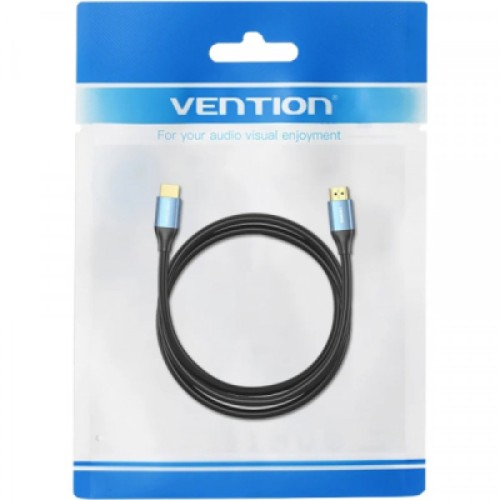 Кабель мультимедийный HDMI M to HDMI M 1.5m V2.0 4K60Hz aluminum alloy blue Vention (ALHSG)