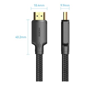Кабель мультимедійний HDMI M to HDMI M 12.0m V2.0 4K30Hz braided Vention (ALLBM)