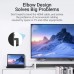 Кабель мультимедийный HDMI M to HDMI M 2.0m V2.0 4K60Hz 90° corner PVC black Vention (AAQBH)