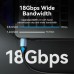 Кабель мультимедийный HDMI M to HDMI M 3.0m V2.0 4K60Hz aluminum alloy blue Vention (ALHSI)