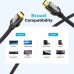 Кабель мультимедийный HDMI M to HDMI M 3.0m V2.0 4K60Hz braided zinc alloy black Vention (VAA-B05-B300)