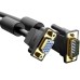 Кабель мультимедийный VGA M to VGA F 5.0m black Vention (DAGBJ)