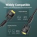 Кабель мультимедийный VGA M to VGA M 1.0m ferrite black Vention (DAEBF)