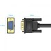 Кабель мультимедийный VGA M to VGA M 25.0m ferrite black Vention (DAEBS)