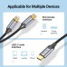 Кабель мультимедийный USB-C M to 2xRCA F 0.5m black Vention (BGVHD)