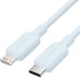 Дата кабель USB-C to Lightning 1.0m PD27W PVC blue Vention (LAKSF)