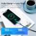 Дата кабель USB-C to USB-C 0.5m 60W USB 3.1 cotton braided Vention (TAAHD)