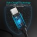 Дата кабель USB 2.0 AM to USB-C 3.0m 18W PVC black Choetech (AC0004-BK)