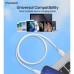 Дата кабель USB 2.0 AM to Lightning 1.0m 2.4A white Choetech (XAL-0003-WH-V2)