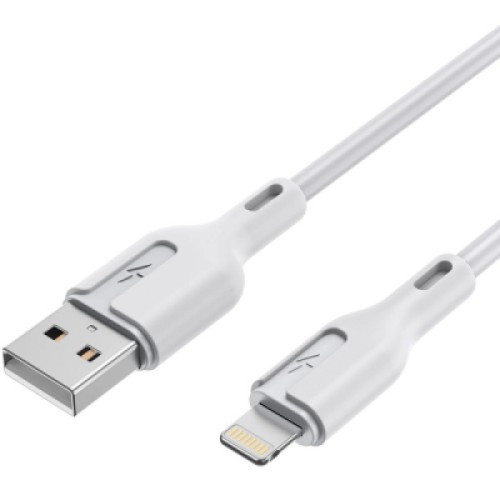 Дата кабель USB 2.0 AM to Lightning 1.0m 2.4A white Choetech (XAL-0003-WH-V2)