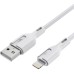 Дата кабель USB 2.0 AM to Lightning 1.0m 2.4A white Choetech (XAL-0003-WH-V2)