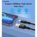 Дата кабель USB 2.0 AM to Lightning 1.0m 2.4A black Choetech (XAL-0003-BK-V2)
