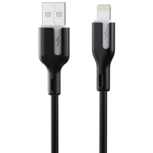 Дата кабель USB 2.0 AM to Lightning 1.0m 2.4A black Choetech (XAL-0003-BK-V2)