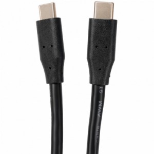Дата кабель USB-C to USB-C 1.0m 60W black Kingda (KD-UCUC3002-1m)