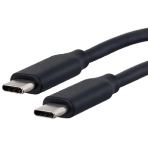 Дата кабель USB-C to USB-C 2.0m 60W black Kingda (KD-UCUC3002-2m)