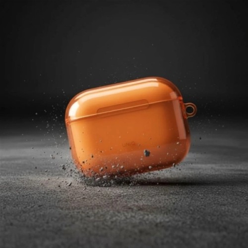 Чехол для наушников Uniq Glase для AirPods Pro 3 Orange (8886463697177) Чехол для наушников Uniq Glase для AirPods Pro 3 Orange (8886463697177)