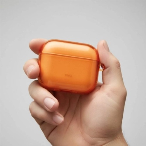 Чехол для наушников Uniq Glase для AirPods Pro 3 Orange (8886463697177) Чехол для наушников Uniq Glase для AirPods Pro 3 Orange (8886463697177)