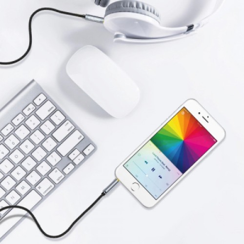 Кабель мультимедийный 3.5mm M to 3.5mm M 1.2m Choetech (AUX002)