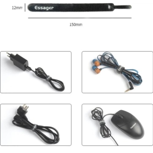 Набор для крепления Earphone Charger Cord Management Holder Clip 20 pcs/strip Essager (EXD-KBC01)