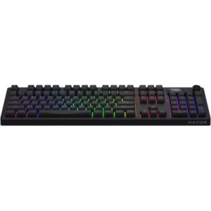 Клавиатура Hator Skyfall 100 PRO Aurum Vanila Silent RGB Wireless/Bluetooth/USB UA Black (HTK4101UA)