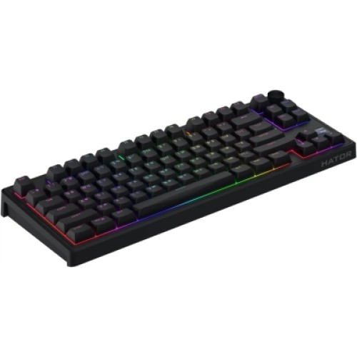 Клавиатура Hator Skyfall 80 PRO Aurum Vanila Silent RGB Wireless/Bluetooth/USB UA Black (HTK4181UA)