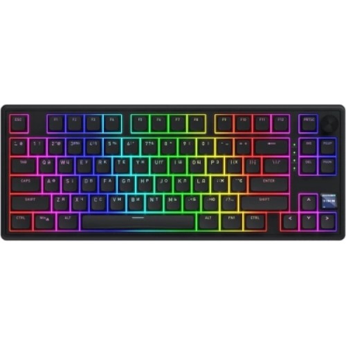 Клавиатура Hator Skyfall 80 PRO Aurum Vanila Silent RGB Wireless/Bluetooth/USB UA Black (HTK4181UA)