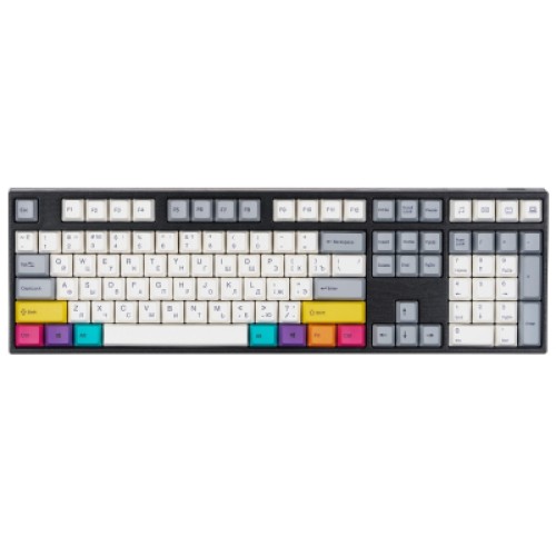 Клавиатура Varmilo APT108 CMYK C-TK Brown Wireless White Led UA (A93A024D3A5A17A007)