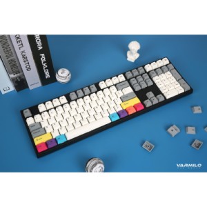 Клавіатура Varmilo APT108 CMYK C-TK Red Wireless White Led UA (A93A024D4A5A17A007)