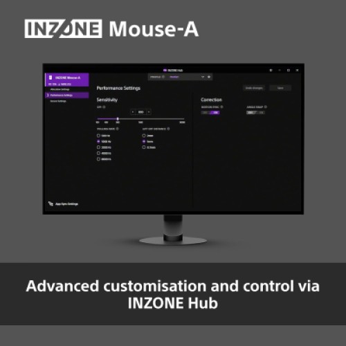 Мышка Sony INZONE Wireless/USB Black (MSEG500B.E)