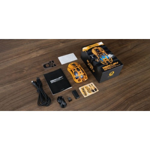 Мышка GravaStar Mercury M1 Pro Wireless/Bluetoot/USB Yellow (GSM1PRO_YLW)