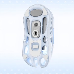 Мышка GravaStar Mercury M1 Pro Wireless/Bluetoot/USB Ice Blue (GRAVASTARM1PRO_BLU)