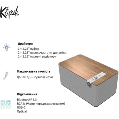 Акустическая система Klipsch The Three Plus Walnut (1071968)