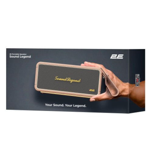 Акустическая система 2E SoundLegend PowerBank IPX6 RGB Brown (2E-BSSLWBN)
