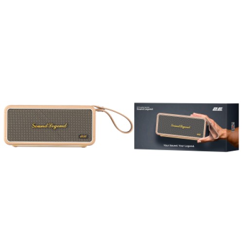 Акустическая система 2E SoundLegend PowerBank IPX6 RGB Brown (2E-BSSLWBN)