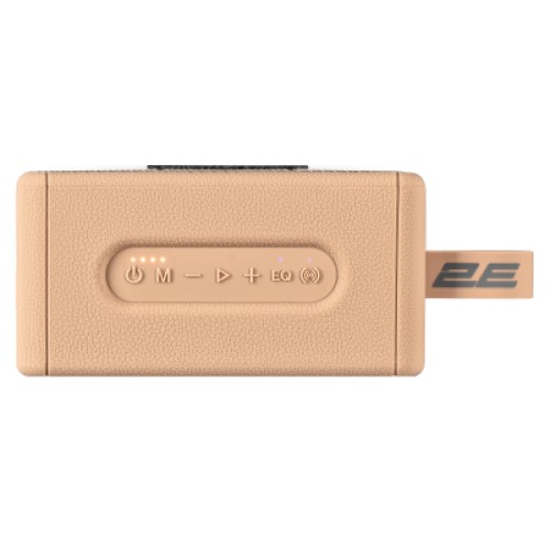Акустическая система 2E SoundLegend Mini PowerBank IPX6 Brown (2E-BSSLMWBN)