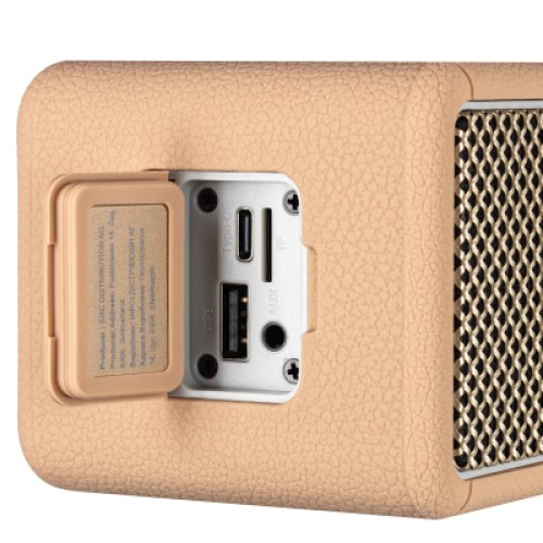 Акустическая система 2E SoundLegend Mini PowerBank IPX6 Brown (2E-BSSLMWBN)