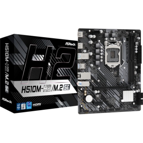 Материнская плата ASRock H510M-H2/M.2 SE Материнская плата ASRock H510M-H2/M.2 SE