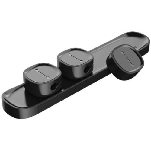 Держатель для кабеля Baseus Peas Cable Clip Black (ACWDJ-01)