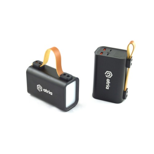 Батарея универсальная Atria 30000mAh, 130W, USB-C laptop/phone (WPD-130)