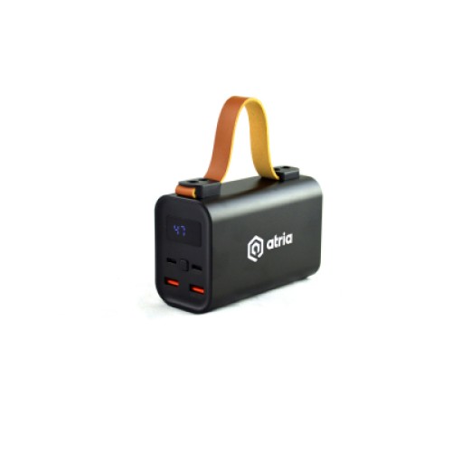Батарея универсальная Atria 30000mAh, 130W, USB-C laptop/phone (WPD-130)