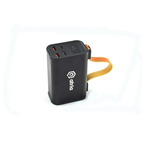 Батарея универсальная Atria 30000mAh, 130W, USB-C laptop/phone (WPD-130)