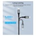 Дата кабель USB-C to USB-C 2.0m USB4 Gen 3 240W 8K Choetech (XCC-1042)